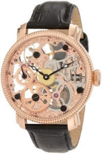 Akribos XXIV Men's AKR418RG Bravura Mechanical Skeleton Rose Gold-Tone Watch Akribos XXIV Men's AKR418RG Bravura Mechanical Skeleton Rose Gold-Tone Watch