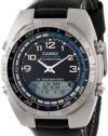 Casio Men's AMW700B-1AV Ana-Digi Forester Fishing Timer Watch