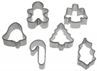 Wilton Holiday 6-Piece Mini Metal Cutter Set Wilton Holiday 6-Piece Mini Metal Cutter Set