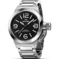 TW Steel Canteen 40mm Black Dial Stainless Steel Unisex Watch TW300 TW Steel Canteen 40mm Black Dial Stainless Steel Unisex Watch TW300