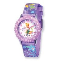 Disney Kids Tinker Bell Glitz Printed Band Time Teacher Watch Disney Kids Tinker Bell Glitz Printed Band Time Teacher Watch