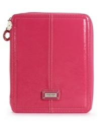 Professional yet stylish, this sleek iPad case with contrast stitching is ideal for work, travel or everyday use! Professional yet stylish, this sleek iPad case with contrast stitching is ideal for work, travel or everyday use!