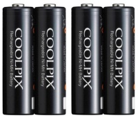 Nikon EN-MH2-B4 Ni-MH 2300mAh AA Rechargeable Batteries Set of 4 - Retail Packaging Nikon EN-MH2-B4 Ni-MH 2300mAh AA Rechargeable Batteries Set of 4 - Retail Packaging
