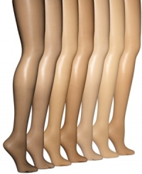 With the shades to match your natural skin tone, Berkshire's ultra-sheer hosiery suits every occasion. Plus, the added sandalfoot increases your footwear options! With the shades to match your natural skin tone, Berkshire's ultra-sheer hosiery suits every occasion. Plus, the added sandalfoot increases your footwear options!