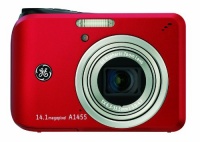 GE A1455 14MP Digital Camera with 5X Optical Zoom and 2.7-Inch LCD with Auto Brightness (Red) GE A1455 14MP Digital Camera with 5X Optical Zoom and 2.7-Inch LCD with Auto Brightness (Red)