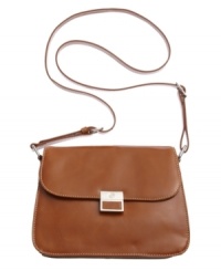 The perfect accent to your everyday ensemble, this compact leather crossbody by Giani Bernini goes anywhere with ease. Signature hardware and subtle, decorative stitching adds a touch of refinement while a well-organized interior keeps all the essentials safe and secure. The perfect accent to your everyday ensemble, this compact leather crossbody by Giani Bernini goes anywhere with ease. Signature hardware and subtle, decorative stitching adds a touch of refinement while a well-organized interior keeps all the essentials safe and secure.