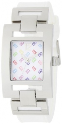 Tommy Hilfiger Women's 1781066 Fashion TH Logo White Silicon Watch Tommy Hilfiger Women's 1781066 Fashion TH Logo White Silicon Watch