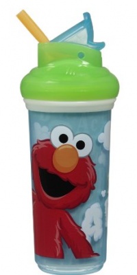 Munchkin Sesame Street Insulated Straw Cup, 9 Ounce, Colors May Vary Munchkin Sesame Street Insulated Straw Cup, 9 Ounce, Colors May Vary