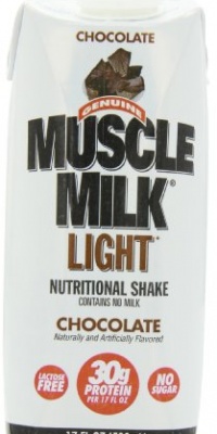 Cytosport Muscle Milk RTD, Light Chocolate, 12 - 17-Ounces Containers Cytosport Muscle Milk RTD, Light Chocolate, 12 - 17-Ounces Containers