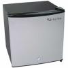 Compact Freezer Refrigerator with Lock - Stainless Steel