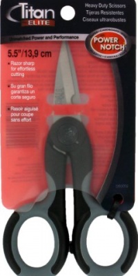 Titan Elite 5-1/2-Inch Heavy Duty Scissor with Power Notch Titan Elite 5-1/2-Inch Heavy Duty Scissor with Power Notch