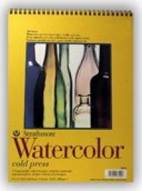 Strathmore 300 Series Watercolor Paper 11 in. x 15 in. pad of 12 wire bound Strathmore 300 Series Watercolor Paper 11 in. x 15 in. pad of 12 wire bound