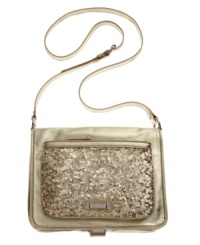 Get tech-ed out with this shimmery, sequin crossbody from Nine West that features a specially designed compartment for your iPad. Additional compartments inside and out are perfect for stashing phone, wallet, cash and makeup case, or any other essentials you can't leave home without. Get tech-ed out with this shimmery, sequin crossbody from Nine West that features a specially designed compartment for your iPad. Additional compartments inside and out are perfect for stashing phone, wallet, cash and makeup case, or any other essentials you can't leave home without.