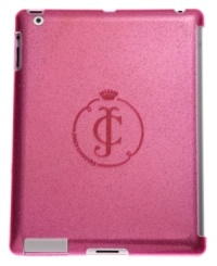 Glam up your gadget with this trend-right treat from Juicy Couture. Soft, sturdy rubber keeps iPad safe from spills and unwanted thrills, while the outside is accented with signature detail and glitter galore. Fits iPad 3. Glam up your gadget with this trend-right treat from Juicy Couture. Soft, sturdy rubber keeps iPad safe from spills and unwanted thrills, while the outside is accented with signature detail and glitter galore. Fits iPad 3.