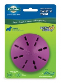 Premier Pet Busy Buddy Twist 'N Treat Dog Toy, Small Premier Pet Busy Buddy Twist 'N Treat Dog Toy, Small