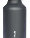 Lifeline 7500BK Black Stainless Steel Growler - 64 oz. Capacity