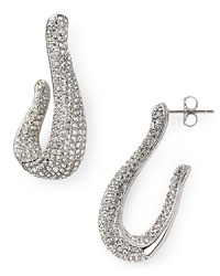 Air on the side of flair with this shapely pair of drop earrings from Lora Paolo, accented by crystal and cubic zirconia stones. Air on the side of flair with this shapely pair of drop earrings from Lora Paolo, accented by crystal and cubic zirconia stones.