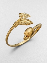 A radiant design featuring a skull and claw caps accented with Swarovski crystals. Swarovski crystalsGoldtone brassDiameter, about 2.5Slip-on styleMade in Italy A radiant design featuring a skull and claw caps accented with Swarovski crystals. Swarovski crystalsGoldtone brassDiameter, about 2.5Slip-on styleMade in Italy