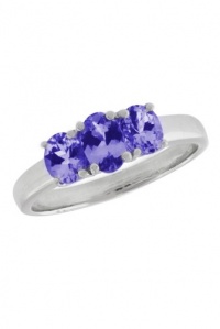 Effy Jewlery Sterling Silver Tanzanite Ring, 1.21 TCW Ring size 7