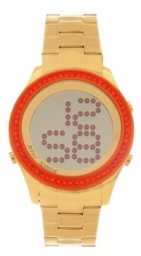 Betsey Johnson Crystal Digital Display Watch