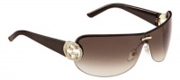 Gucci GG4224/S Sunglasses - 0RH3 Gold Brown (CC Brown Gradient Lens) - 74mm Gucci GG4224/S Sunglasses - 0RH3 Gold Brown (CC Brown Gradient Lens) - 74mm