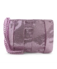 Twinkle, twinkle--you little star! The Gemma wristlet by BCBGeneration is the perfect glam mini purse for an evening out. Twinkle, twinkle--you little star! The Gemma wristlet by BCBGeneration is the perfect glam mini purse for an evening out.