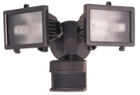 Heath Zenith SL-5512-BZ 300-Watt Quartz Halogen Motion-Sensing Twin Security Light, Bronze Heath Zenith SL-5512-BZ 300-Watt Quartz Halogen Motion-Sensing Twin Security Light, Bronze