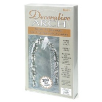 Darice 5209-06 Decorative 8-Foot-Tall White Wedding Arch with 200 Netting Lights Darice 5209-06 Decorative 8-Foot-Tall White Wedding Arch with 200 Netting Lights