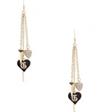 G by GUESS Gold-Tone Heart Cluster Earrings, GOLD G by GUESS Gold-Tone Heart Cluster Earrings, GOLD