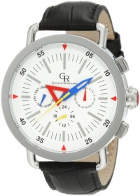 Giulio Romano Men's GR-1000-04-001 Toscana White Dial Multi Function Black Leather Watch Giulio Romano Men's GR-1000-04-001 Toscana White Dial Multi Function Black Leather Watch