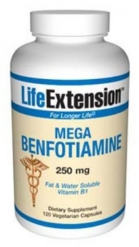 Mega Benfotiamine 250mg 120 VegiCaps Mega Benfotiamine 250mg 120 VegiCaps