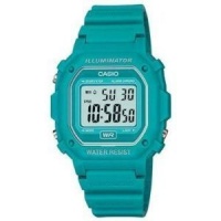 Casio Digital Watch with Turquoise Resin Strap Casio Digital Watch with Turquoise Resin Strap