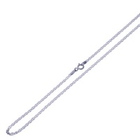 14K White Gold 2mm Gucci Star Chain Gucci Flat Chain Necklace 18 14K White Gold 2mm Gucci Star Chain Gucci Flat Chain Necklace 18