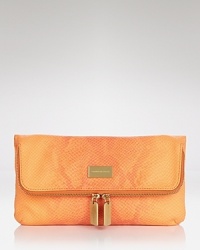 A bright little thing, with after-hours allure. This Cornelia Guest clutch is a new essential, secured by a flap closure which opens to reveal a surprisingly spacious interior. A bright little thing, with after-hours allure. This Cornelia Guest clutch is a new essential, secured by a flap closure which opens to reveal a surprisingly spacious interior.