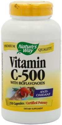 Nature's Way Vitamin C 500 with Bioflavonoids, 250 Capsules Nature's Way Vitamin C 500 with Bioflavonoids, 250 Capsules