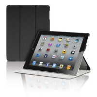 The New iPad 3rd Generation Magnetic Smart Cover Portfolio Case by Photive With Built-In Stand - Front & Back Protection for iPad 3 (Latest Version With Built-In Magnet for Sleep/Wake Feature) - Black The New iPad 3rd Generation Magnetic Smart Cover Portfolio Case by Photive With Built-In Stand - Front & Back Protection for iPad 3 (Latest Version With Built-In Magnet for Sleep/Wake Feature) - Black