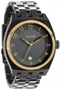 Nixon Monopoly Watch Gun N Gold, One Size Nixon Monopoly Watch Gun N Gold, One Size