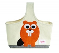 3 Sprouts Organic Caddy Tote Bag, Beaver 3 Sprouts Organic Caddy Tote Bag, Beaver