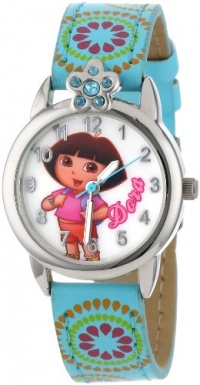 Nickelodeon Kids' DTE834 Dora blue strap analgoue Watch Nickelodeon Kids' DTE834 Dora blue strap analgoue Watch