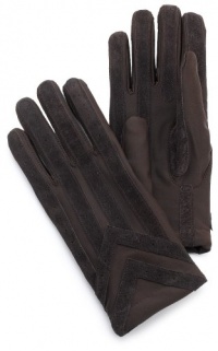 Isotoner Men's Spandex Glove With Suede Palm Strips Isotoner Men's Spandex Glove With Suede Palm Strips