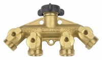 Gilmour Brass 4-Way Connector 44GF Gilmour Brass 4-Way Connector 44GF