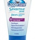 Coppertone Sensitive Skin Faces SPF 50, 2-Ounce Tubes