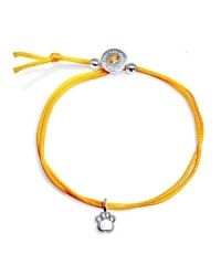 Hit paw print. Slip on this nylon cord bracelet from Alex Woo, trimmed with a sterling silver canine-friendly charm. Hit paw print. Slip on this nylon cord bracelet from Alex Woo, trimmed with a sterling silver canine-friendly charm.