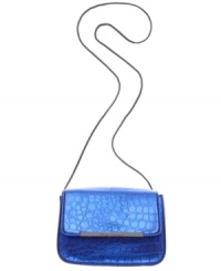 Play up your chic side with this BCBGeneration design that's small in size but big on style. Sleek croc-embossed print and signature hardware add some urban cool, while the slender crossbody strap offers instant versatility. Play up your chic side with this BCBGeneration design that's small in size but big on style. Sleek croc-embossed print and signature hardware add some urban cool, while the slender crossbody strap offers instant versatility.