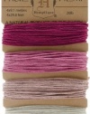 Hemptique Hemp Cord Card, 20-Pound, Ruby