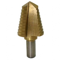 Neiko Pro Quality Titanium Step Drill Bit - 13/16 - 1-3/8 by 1/16 Increments Neiko Pro Quality Titanium Step Drill Bit - 13/16 - 1-3/8 by 1/16 Increments