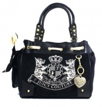 Juicy Couture Scottie Embroidery Daydreamer Tote Bag (Black) Juicy Couture Scottie Embroidery Daydreamer Tote Bag (Black)