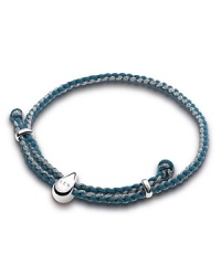 With it's contemporary sterling silver drop supporting the fight for clean drinking water, this simple woven bracelet from Links of London is a chic way to spread awareness. With it's contemporary sterling silver drop supporting the fight for clean drinking water, this simple woven bracelet from Links of London is a chic way to spread awareness.