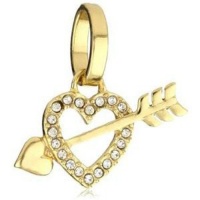 Juicy Couture Charm Mini Mini Heart With Arrow Charm Pave Heart Gold Charm DIY Necklace Bracelet YJRU5527 Juicy Couture Charm Mini Mini Heart With Arrow Charm Pave Heart Gold Charm DIY Necklace Bracelet YJRU5527