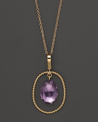 Rosecut amethyst adds rich sparkle to 14K yellow gold. By Nancy B. Rosecut amethyst adds rich sparkle to 14K yellow gold. By Nancy B.
